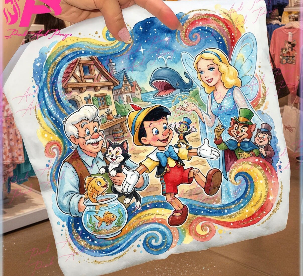 Watercolor Pinocchio