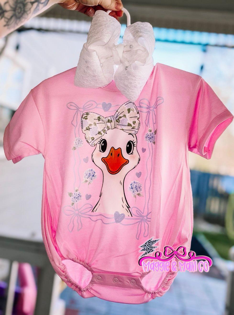 Floral Goose