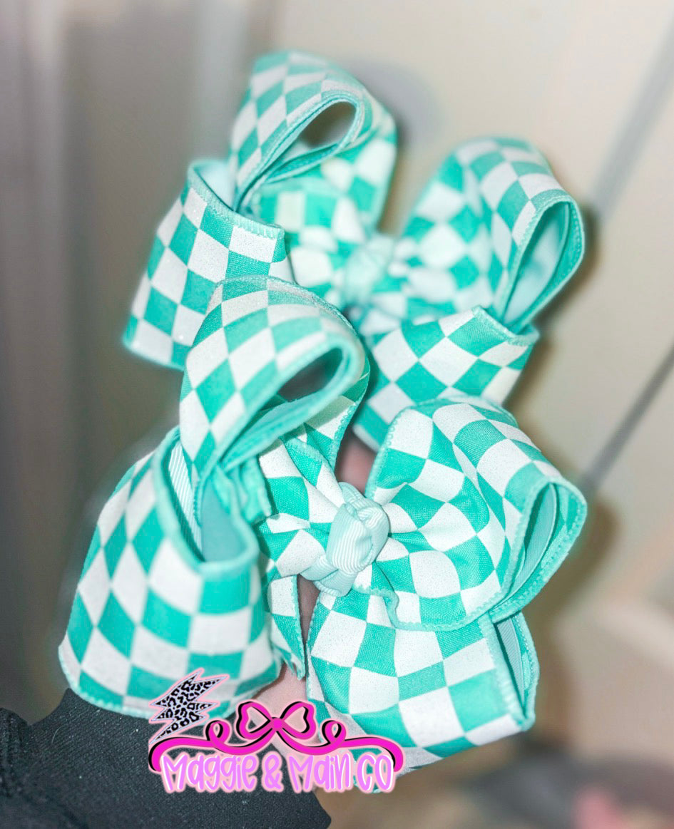 Mint checkered