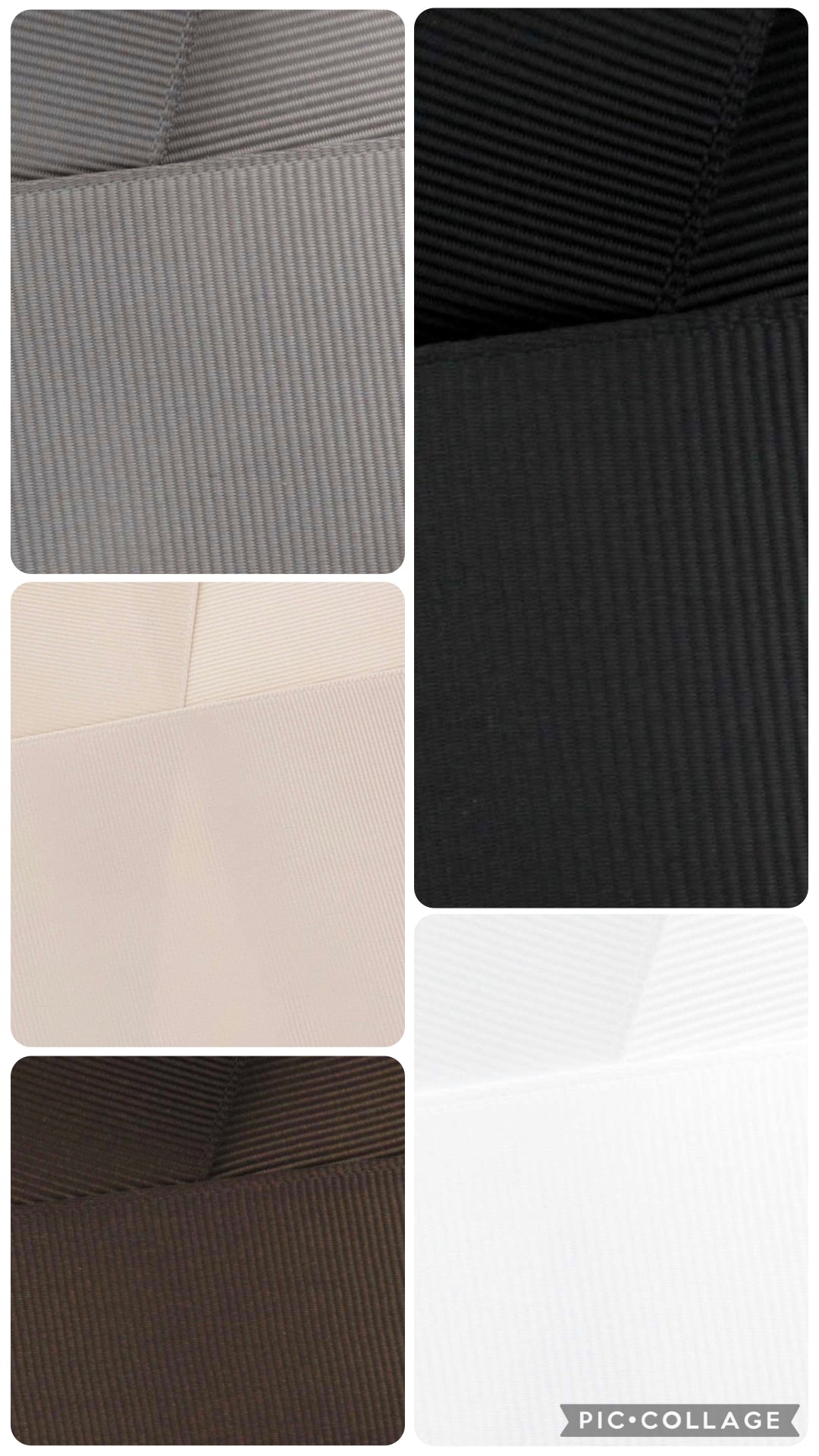 Dark solids ribbon bundle