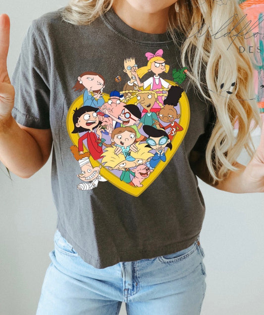 90s heart locket