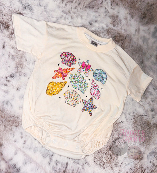 Floral seashells